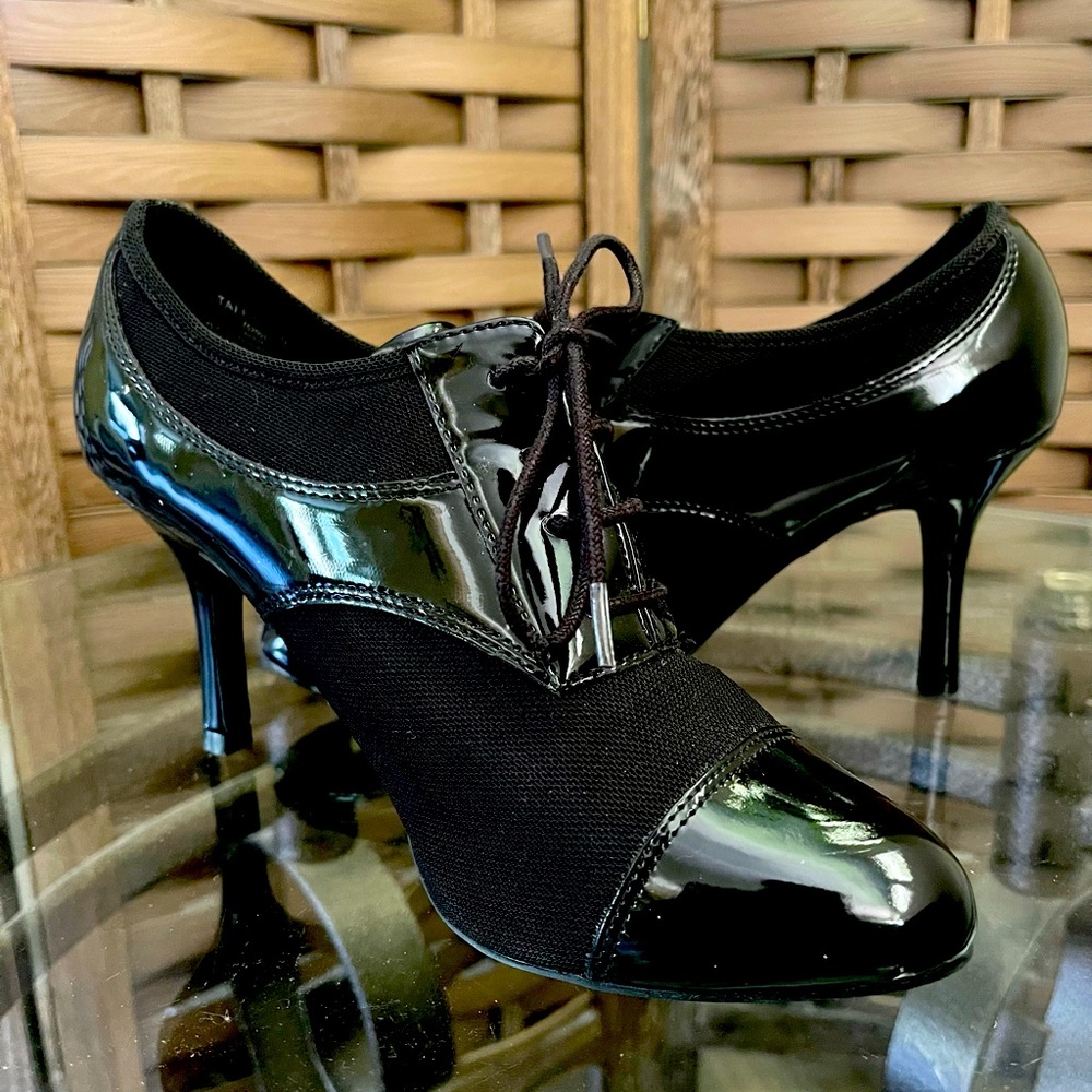 Impo Stretch Ozella Heel, Black, Size 7.5